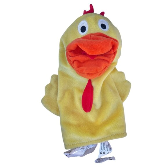 3 Cal Toy Chicken Hand Puppets Plush Creations Plush IKEA Interactive Play - Picture 3 of 16